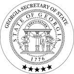 Georgia Secretary of State Logo hyperlinked to the business search webpage