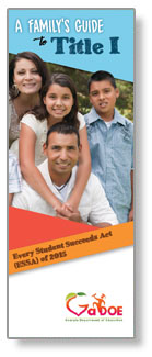 A Parent's Guide to Title I Brochure preview image