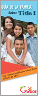 Button to download A Family's Guide to Title I brochure in Spanish