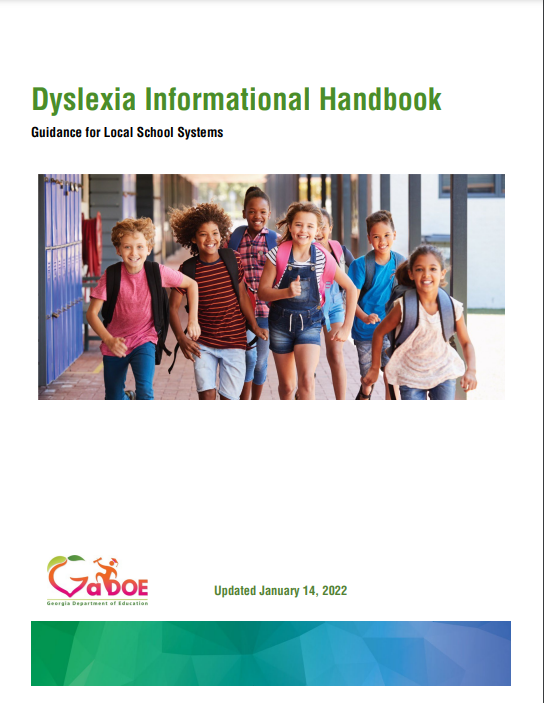 Download the Dyslexia Informational Handbook