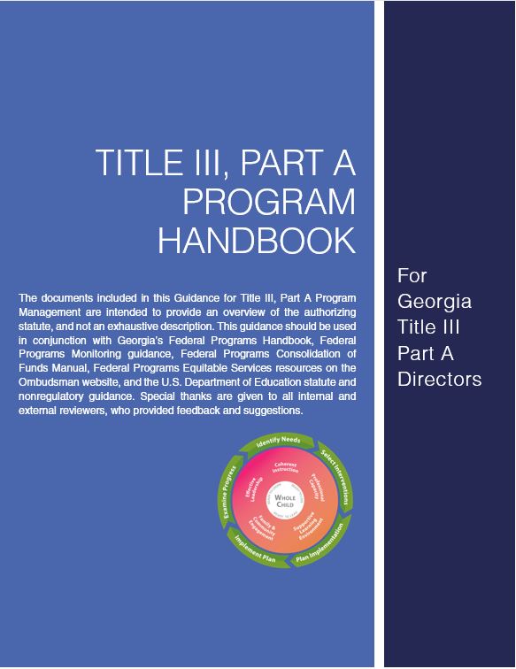 The Title III, Part A Program Handbook
