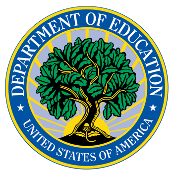 United States Department of Education Logo with hyperlink to folder with overarching resources