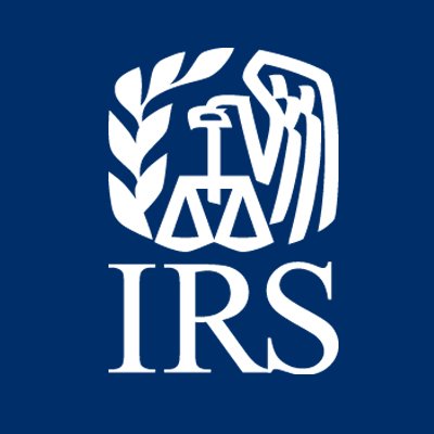 Image of IRS logo linked to tax exempt search webpage